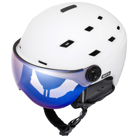 Kask Narciarski Snowboardowy Zimowy Regulowany Z Szybką METEOR
