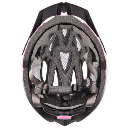 Kask Rowerowy Regulowany Szosowy Z Daszkiem METEOR Otwory Wentylacyjne	
