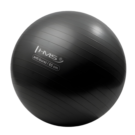 Piłka Gimnastyczna Rehabilitacyjna ANTI-BURST Do Ćwiczeń Fitness HMS 65 cm