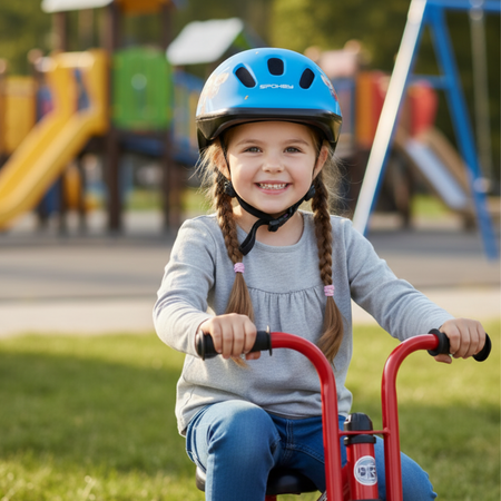 Kask Rowerowy Regulowany Na Rolki Hulajnogę Dziecięcy Ochronny Wentylowany
