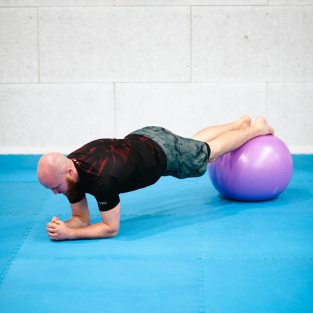 HMS Piłka Gimnastyczna Rehabilitacyjna ANTI-BURST Do Ćwiczeń Z Wypustkami 55 cm