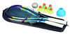 Zestaw 2 Rakiety + 5 Lotek + Piłeczka + Znaczniki Do SPEED Badmintona NILS
