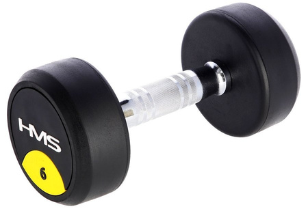 HMS Zestaw Hantli Ciężarków Gumowanych 2x6 kg