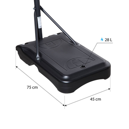 NILS Wolnostojący Kosz Do Gry W Kosza Koszykówkę