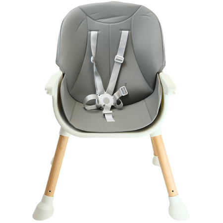 MERKAN Krzesełko Drewniane Fotelik Do Karmienia Z Blatem 3w1 Dla Dziecka