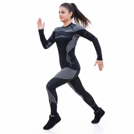 Bielizna Odzież Termoaktywna Termiczna Damska Zimowy Komplet COOLMAX MERKAN