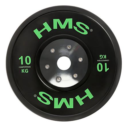 Talerz Obciążenie Olimpijskie Na Gryf Sztangę Gumowany Bumper HMS 10 kg