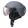 Kask Zimowy Narciarski Snowboardowy Szary Z Szybką AIR FLOW METEOR	