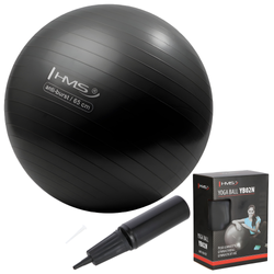 Piłka Gimnastyczna Rehabilitacyjna ANTI-BURST Do Ćwiczeń Fitness HMS 65 cm