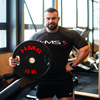 Talerze Obciążenia Olimpijskie Na Gryf Sztangę Gumowany HMS Zestaw 2x25 kg