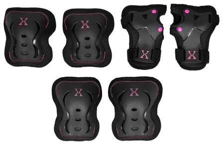 Kask Rowerowy Regulowany Dla Dzieci Wentylowany + Zestaw Ochraniaczy