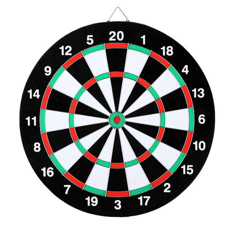 Tarcza Do Darta Dwustronna Tablica 2w1 Do Darta i Bull's Eye + 6 Rzutek
