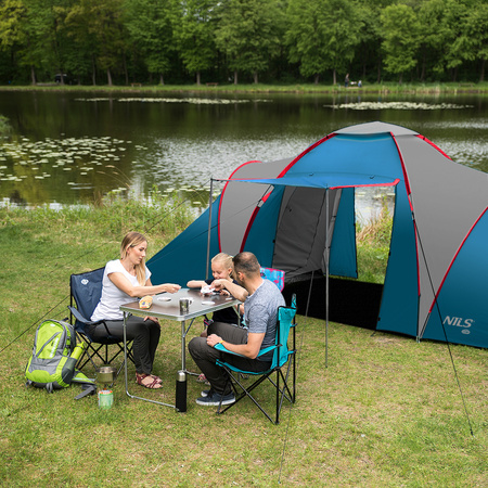 Namiot Kempingowy Turystyczny 6 Osobowy Wodoodporny Filtr UV + Pokrowiec