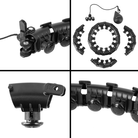 HMS Hula Hop Odchudzające Z Wypustkami i Obciążnikiem + Pas