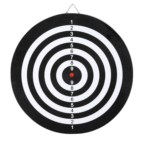 Tarcza Do Darta Dwustronna Tablica 2w1 Do Darta i Bull's Eye + 6 Rzutek
