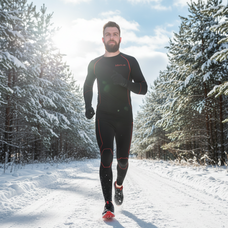 MERKAN Męska Bielizna Termoaktywna Odzież Termiczna Komplet ARES