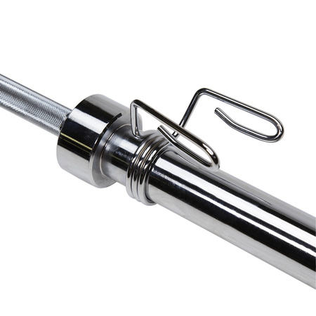 HMS Gryf Prosty Olimpijski 220 cm Do Ćwiczeń Siłowych + Zaciski Sprężynowe