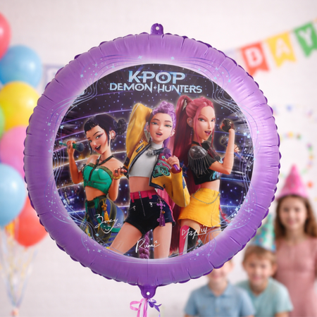 Strój Kostium 110-120 + Balon K-POP Demon Hunters Rumi Łowczynie Demonów