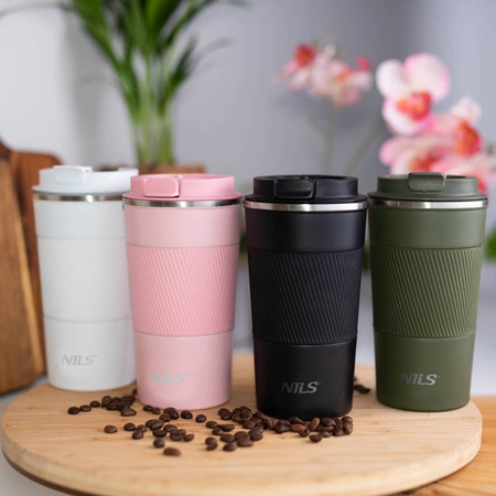 Kubek Termiczny Termos Turystyczny Stalowy Butelka Na Kawę Herbatę 510 ml