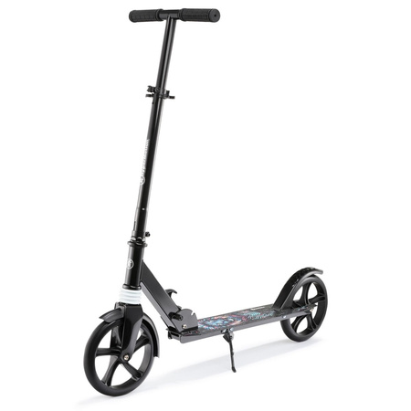 Hulajnoga Miejska Klasyczna Składana Regulowana Wysokość Koła 200 mm Cyfrowy Lew HYPERMOTION