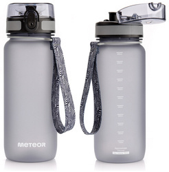 Butelka Sportowa Bidon Na Wodę Z Miarką Tritanowa Z Ustnikiem 650 ml METEOR