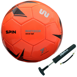 Piłka Nożna Meczowa Treningowa Rekreacyjna Na Trawę Halę Rozmiar 3 + Pompka METEOR