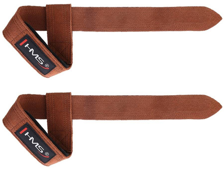 Paski Uchwyty Treningowe Do Ćwiczeń Martwego Ciągu Skórzane 2 szt. HMS