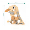Tablica Manipulacyjna Sensoryczna Montessori Edukacyjna Dinozaur 10w1