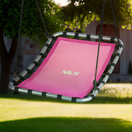 Huśtawka Ogrodowa Bocianie Gniazdo 102x76 cm Fotel Wiszący Do Ogrodu NILS