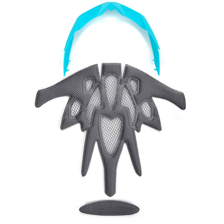 Kask Rowerowy Regulowany Szosowy Z Daszkiem METEOR Otwory Wentylacyjne
