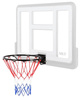 Zestaw Do Gry W Koszykówkę Przykręcana Obręcz Do Kosza 45 cm + Siatka NILS