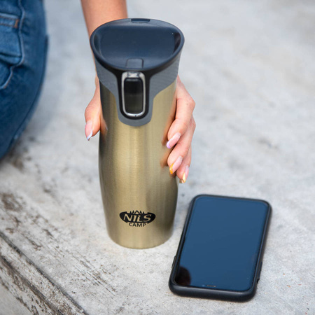 NILS Kubek Termiczny Termos Turystyczny 420 ml