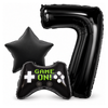 Balony Foliowe Na 7 Urodziny Przyjęcie Imprezę Cyfra Gwiazda Pad Game On