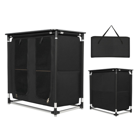 Szafka Turystyczna Kempingowa Składana Przenośna Z Blatem Wolnostojąca NILS