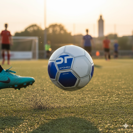 Piłka Nożna Szyta Treningowa Rekreacyjna Na Trawę Rozmiar 5 SPOKEY