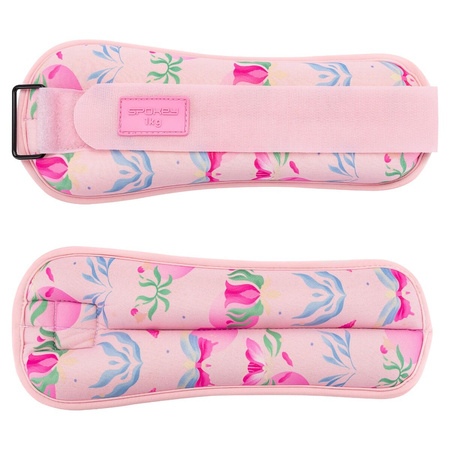 Obciążniki Na Kostki i Nadgarstki Do Ćwiczeń Fitness Treningu 2x1 kg SPOKEY