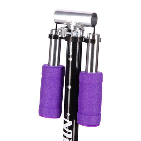 Hulajnoga Miejska Klasyczna Składana Dla Dzieci Regulowana Koła LED 125 mm