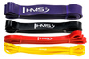 Zestaw Gum Taśm Oporowych Do Ćwiczeń Fitness Treningu Power Band 4 szt. HMS