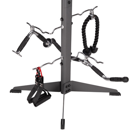HMS Stalowy Stojak Na Akcesoria Do Ćwiczeń Fitness Treningu Siłowego