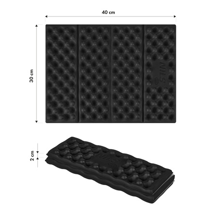 Karimata Mata Turystyczna Kempingowa IXPE Do Siedzenia Z Izolacją 40x30 cm