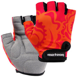 METEOR Rękawiczki Rowerowe Na Rower Dla Dzieci Krótkie Na Rzep