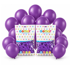 Balony Lateksowe Klasyczne Pastelowe Fioletowe Na Urodziny 10" 200 szt.
