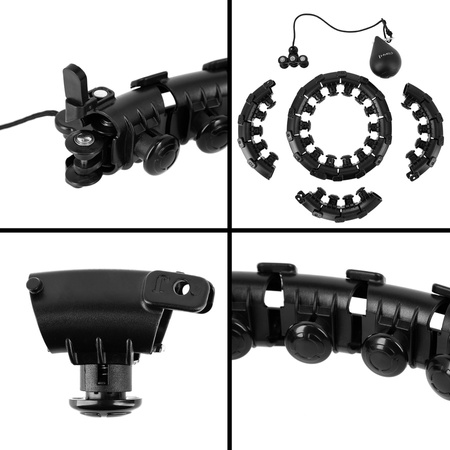 HMS Hula Hop Odchudzające Z Wypustkami i Obciążnikiem Plus Size