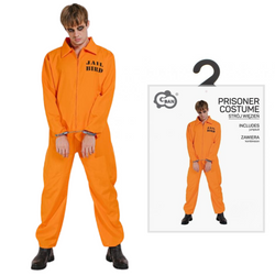 Strój Więźnia Kostium Skazańca Na Halloween Przebranie Dla Dorosłych GODAN