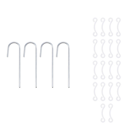 NILS 2x Bramka Piłkarska Treningowa Przenośna Z Siatką 150x90 cm