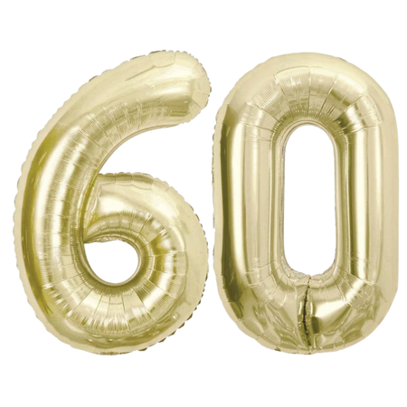Balon Foliowy Na Urodziny Rocznicę Dekoracja Na 60 Lat 85 cm Na Hel GODAN