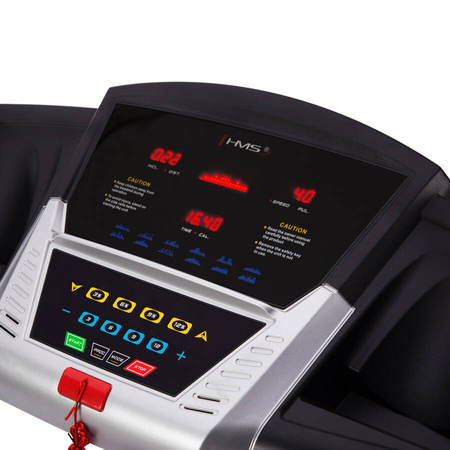 Bieżnia Treningowa Elektryczna Składana Domowa Regulowana 1-22 km/h HMS