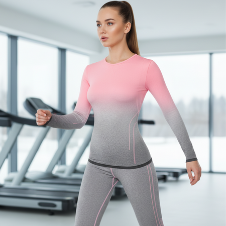 Odzież Termoaktywna Bielizna Termiczna Damska Na Zimę Komplet SPOKEY