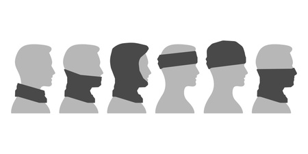 METEOR Komin Termoaktywny Wielofunkcyjny Uniwersalny Chusta Szal 5w1