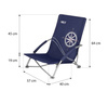 NILS Leżak Krzesło Plażowe Turystyczne Składane